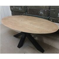 eettafel ovaal eiken