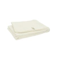 Deken LN 75x100cm drops off-white Jollein