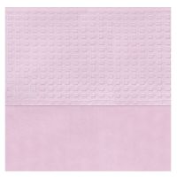Wieglaken wafel roze 75 x 100 cm Jollein