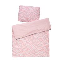 Kidsdepot Zebra dekbedovertrek 140x200_flamingo