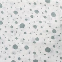 Hydrofiele monddoekjes Feathers-Clouds-Dots jade/wit Meyco