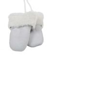 Baby wanten lamswol  bruin