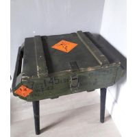 Vintage  leger Nachtkastje