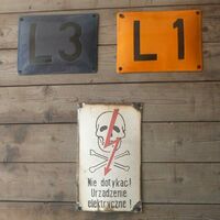 Emaille wandbordjes Leger/Army