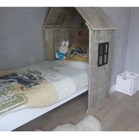 bedhuisje steigerhout