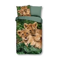Goodmorning Dekbedovertrek Lion Cubs 140x200/220 cm
