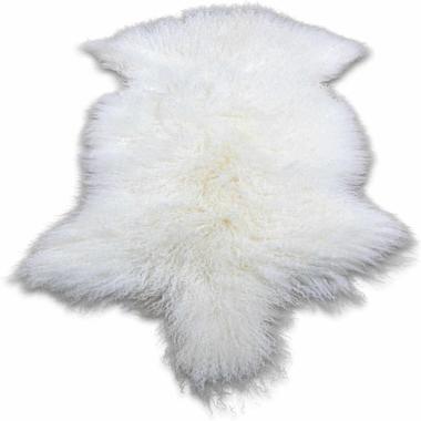 Tibetaans Schapenvacht Wit