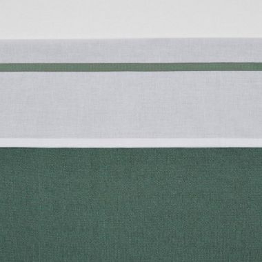 Wieglaken met bies Forest Green