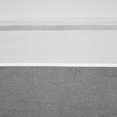 Ledikantlaken met bies