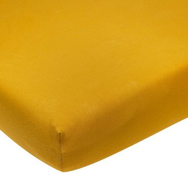 Meyco jersey hoeslaken Okergeel