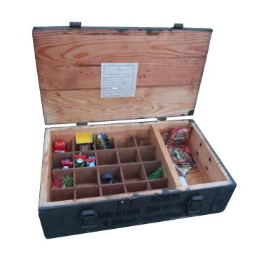 opbergkistje met vakjes