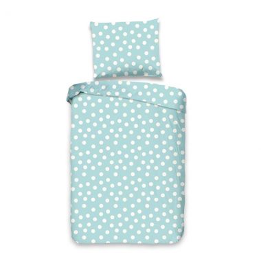 Goodmorning Dekbedovertrek Dots Blue 120x150 cm