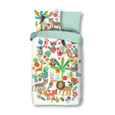 Goodmorning Dekbedovertrek Happy 140x200/220 cm