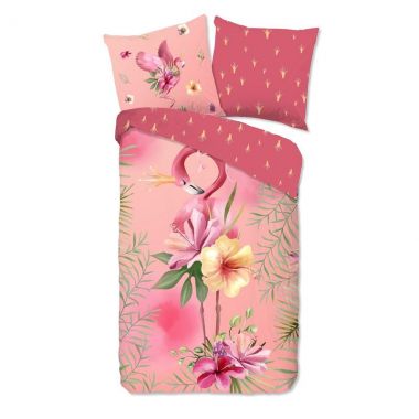 Goodmorning Dekbedovertrek Queen Pink 140x200/220 cm
