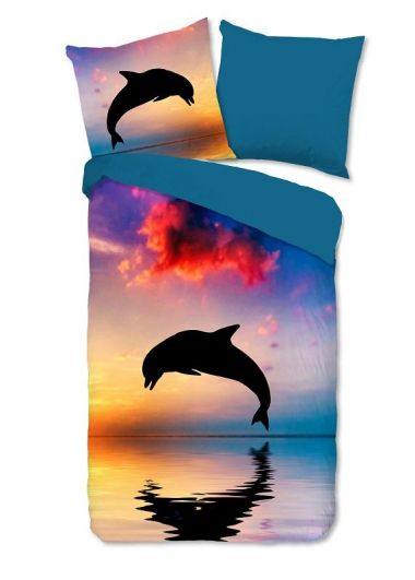 Goodmorning Dekbedovertrek Dolphin 140x200/220 cm